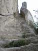 Лестница (84 ступеньки), выбитая монахами 